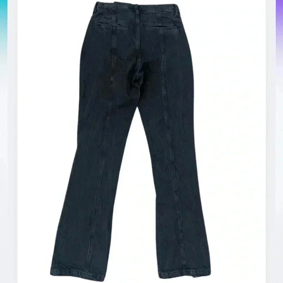 🆕 NWT Free People/We The Free CRVY Mona Flare Jeans size 27 in Black Washed - Picture 5 of 6